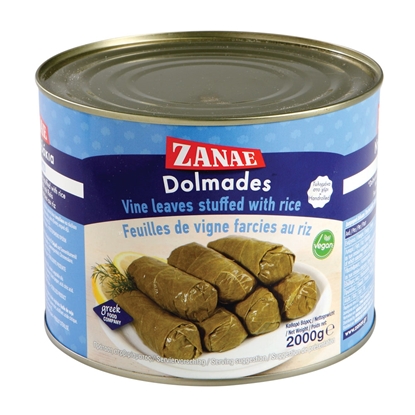 תמונה של עלי גפן ממולאים באורז