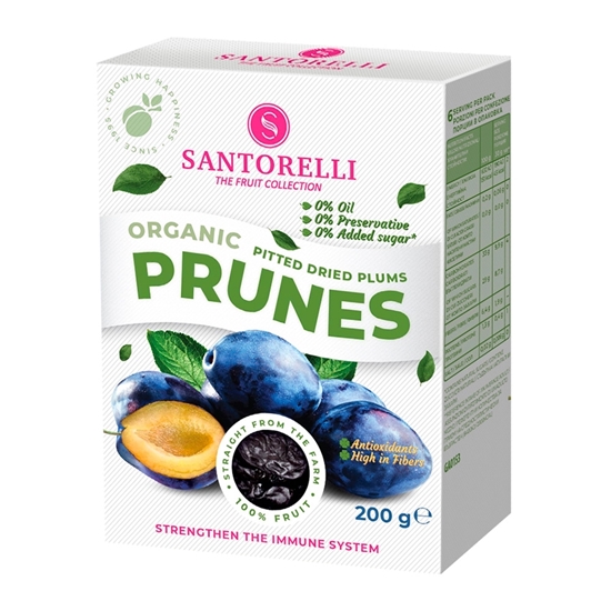 תמונה של שזיפים אורגניים מיובשים נטולי גלעין